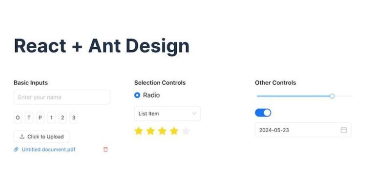 Ant Design adoption guide: Overview, examples, and alternatives ...