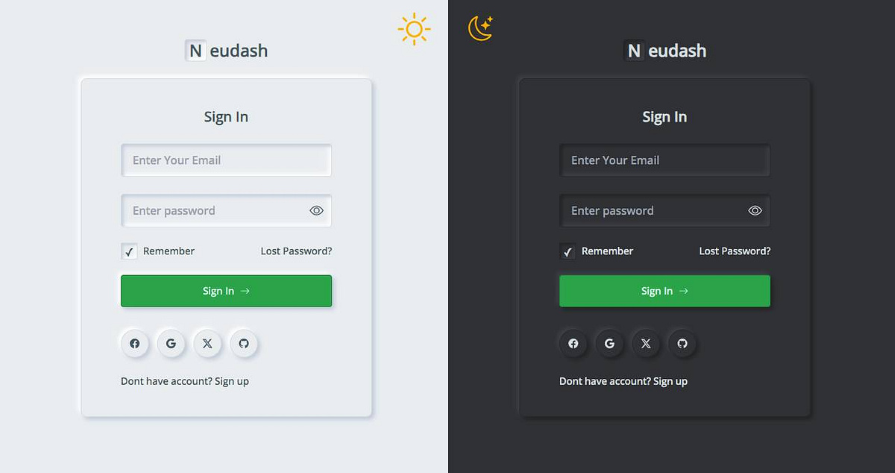 Sign-in concept