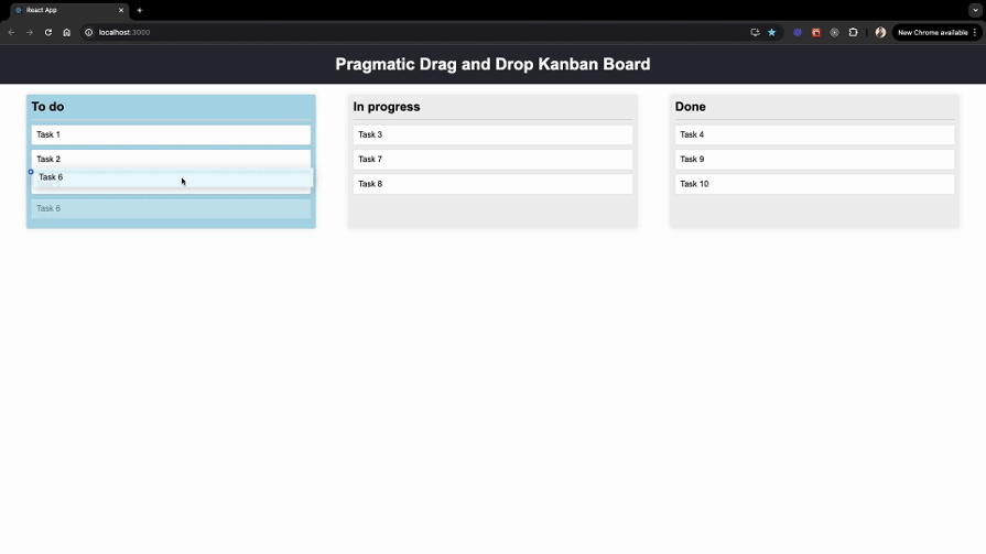 Implement the Pragmatic drag and drop library LogRocket Blog