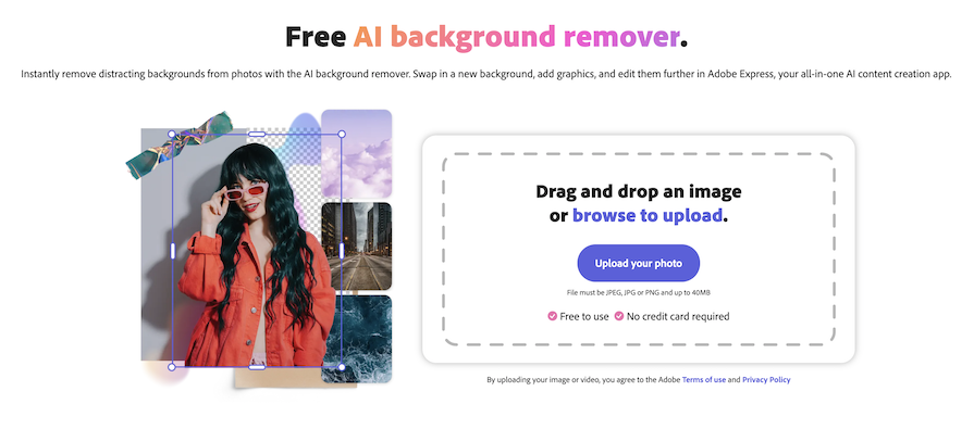 Example Of Adobe Ai Image Background Remover Tool