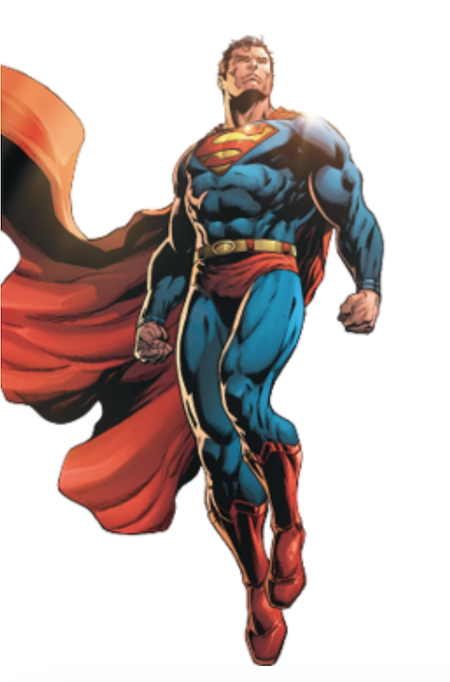 Example Of Triadic Color Scheme In Art As Demonstrated By Superman Color Scheme