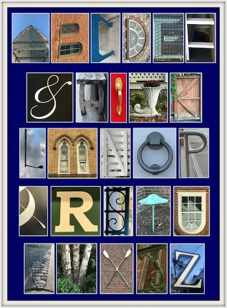 Type Safari Example Showing Photos Of Everyday Objects Resembling Letters Of The English Alphabet