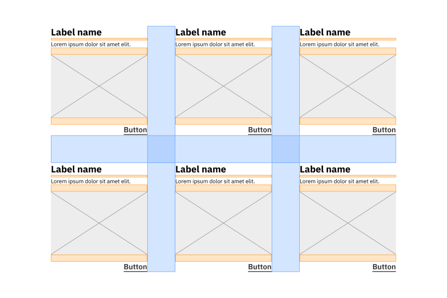 White space between groups