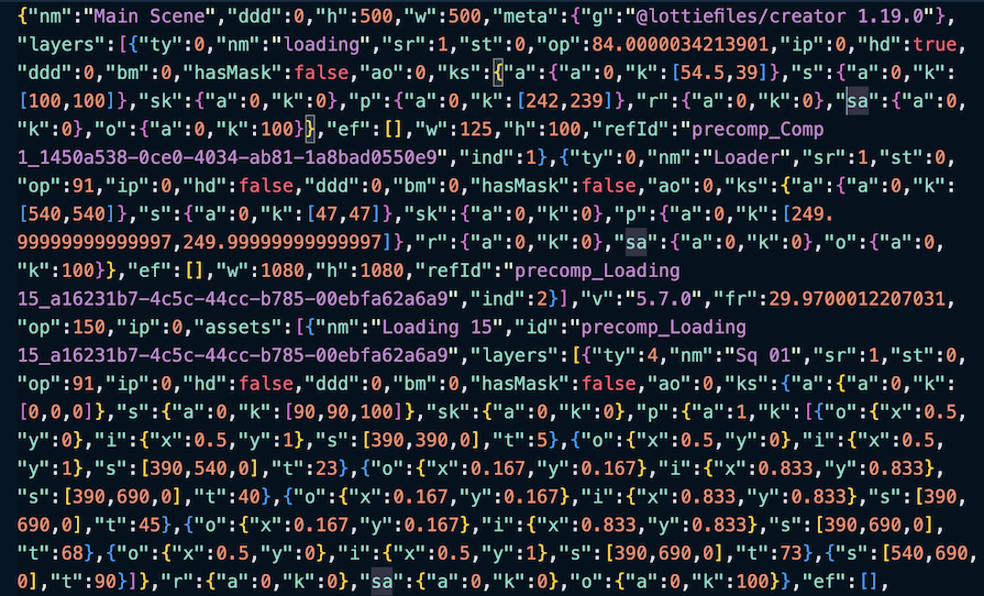 The Exported JSON File