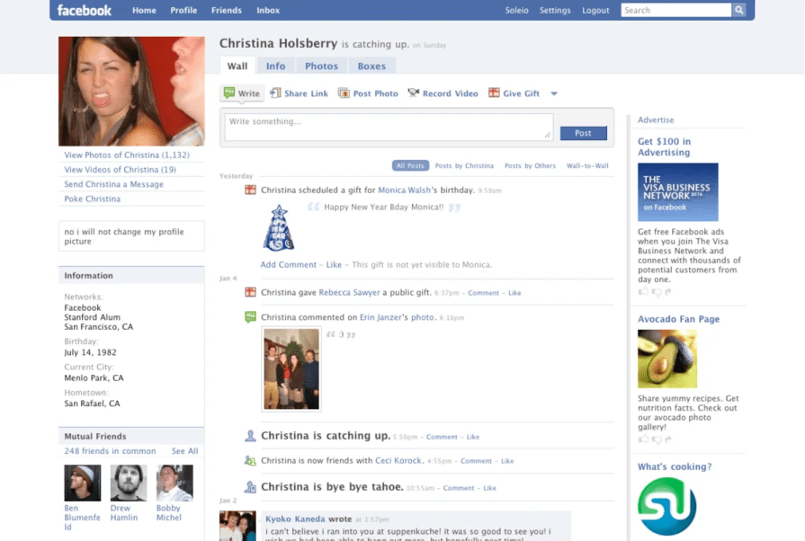 Facebook's Wall Feature Lateral Thinking