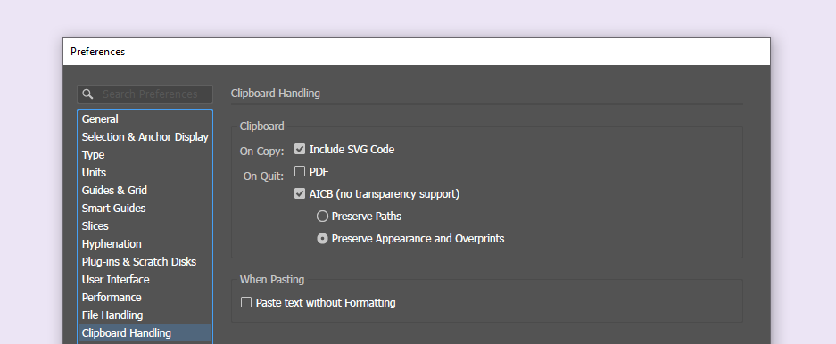 manually enabling “Include SVG Code”