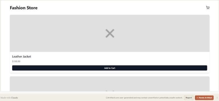 Implementing Claude's Artifacts feature for UI visualization ...
