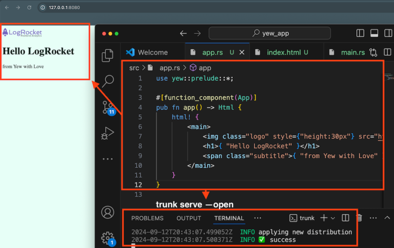 Helloworld Script Compare Rust Exploring the top Rust web frameworks - LogRocket Blog