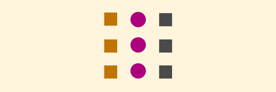 Law Of Similarity Gestalt Laws Of Grouping