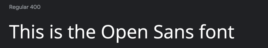 Open Sans Alternative Comic Sans Font