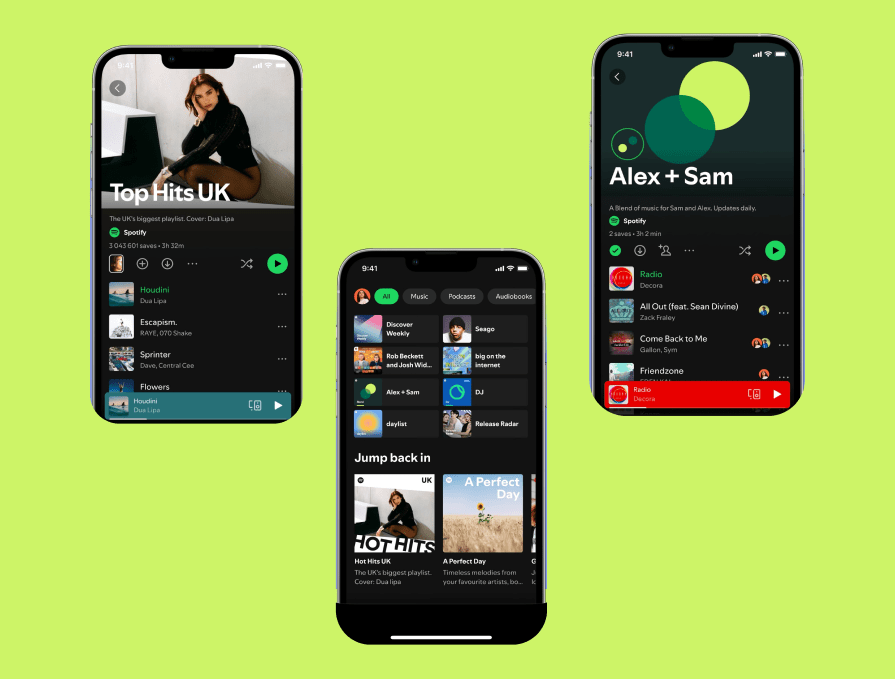 Spotify Mobile First Design