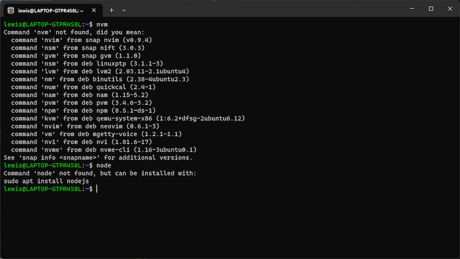 Troubleshooting NVM Version Errors