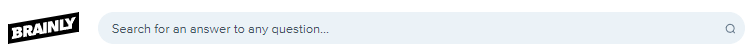 Brainly Search Bar Placeholder Text