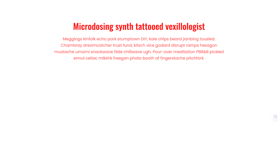 tailwind css project with styled poppins font