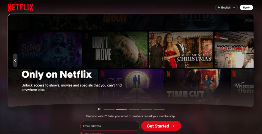 Netflix Only Supports Dark Mode