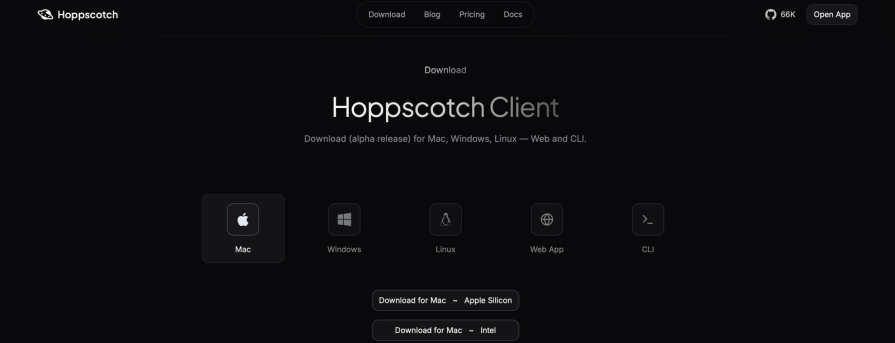 Downloading Hoppscotch Client