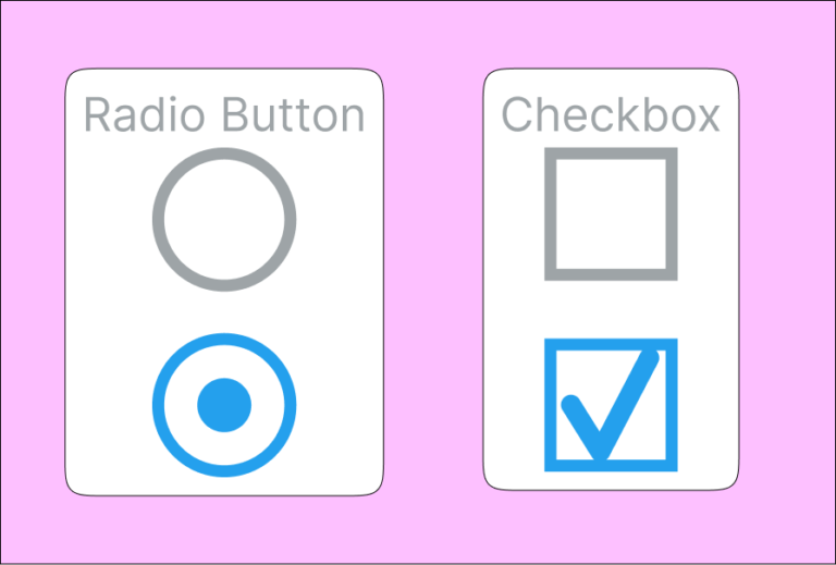 Radio Checkboxes Radio button vs. checkbox: What’s the difference and which to use when ...