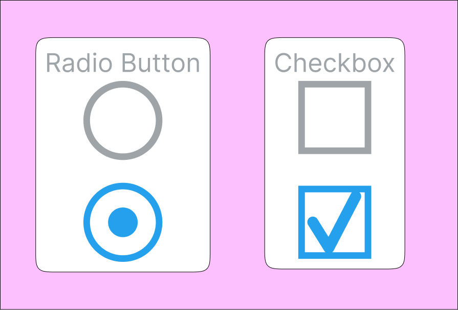 Radio Button Vs Checkbox