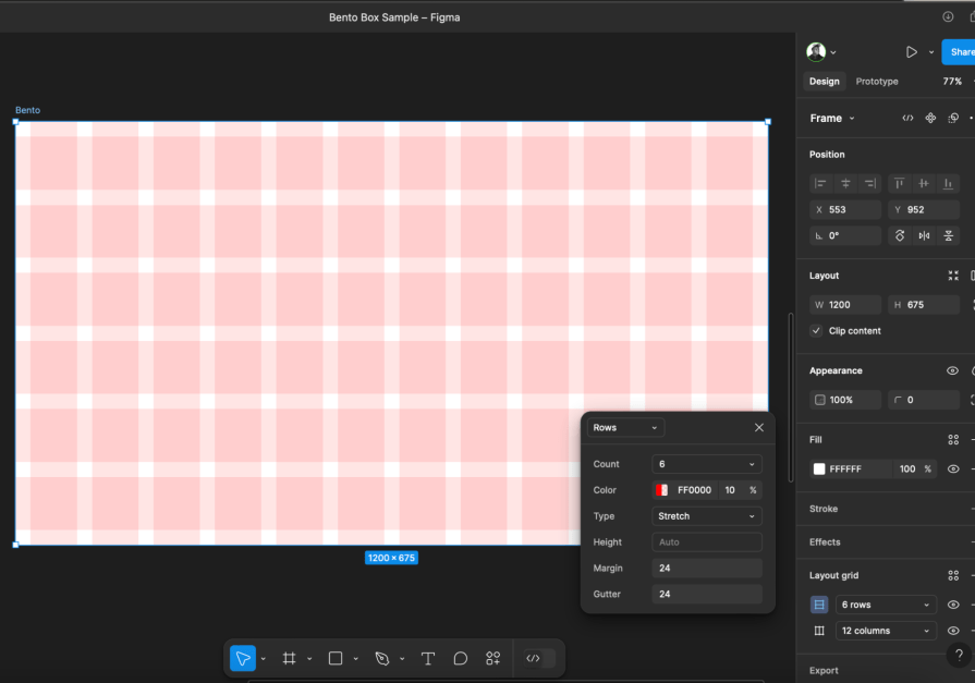 Adding Rows To Bento Frame In Figma