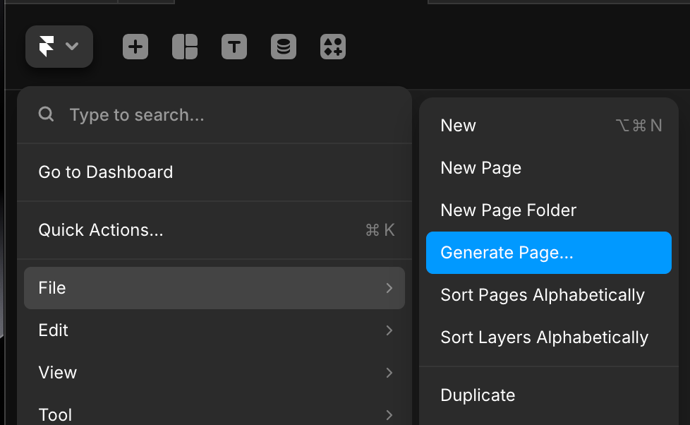 generate page in framer ai