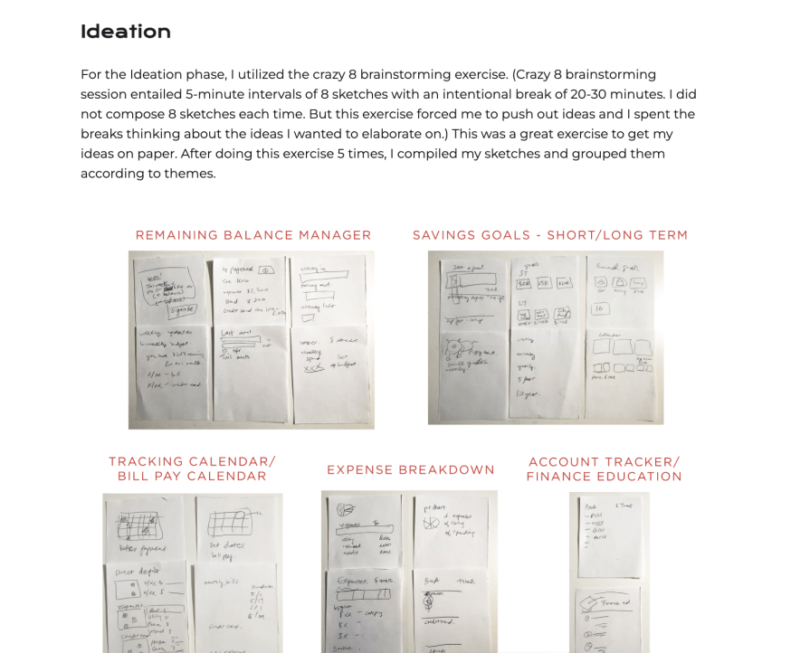 Ideation UX Case Study Example