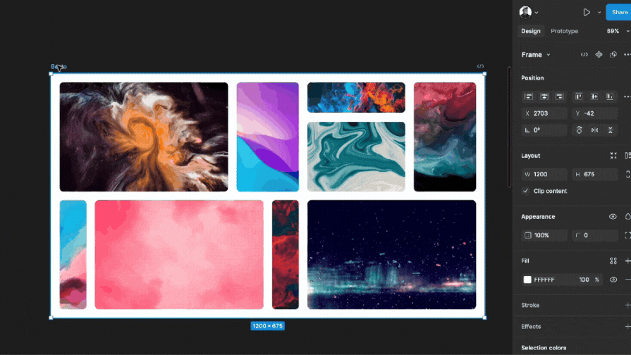 Responsive Bento Grid Example