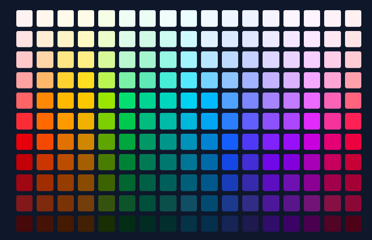 Tailwind Oklch Color Palette