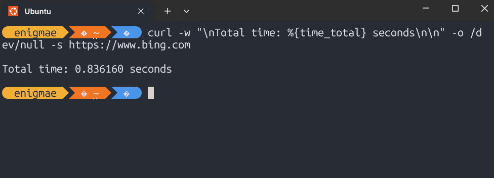 showing how -s flag suppresses project meter