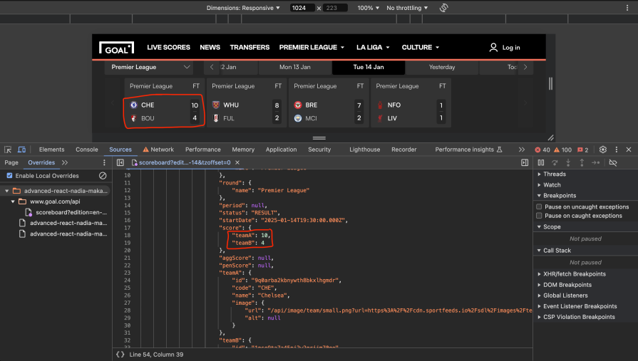 chrome dev tools sources plan