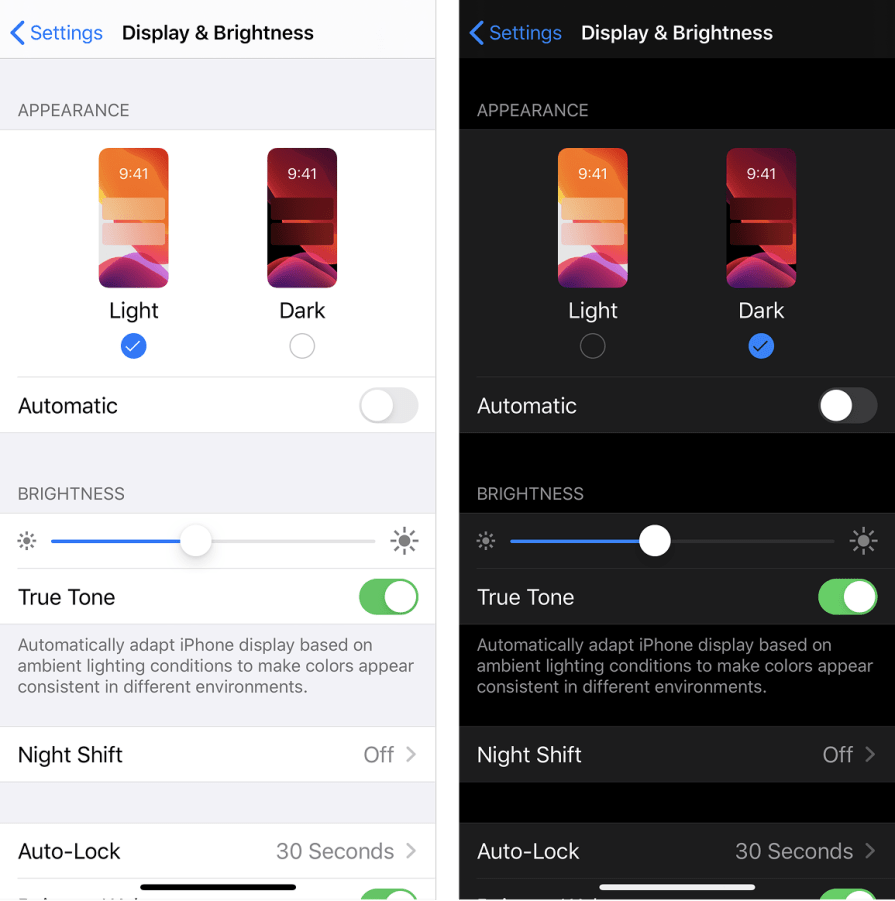 Dark Mode UI Design