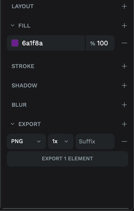 Export Design Specs