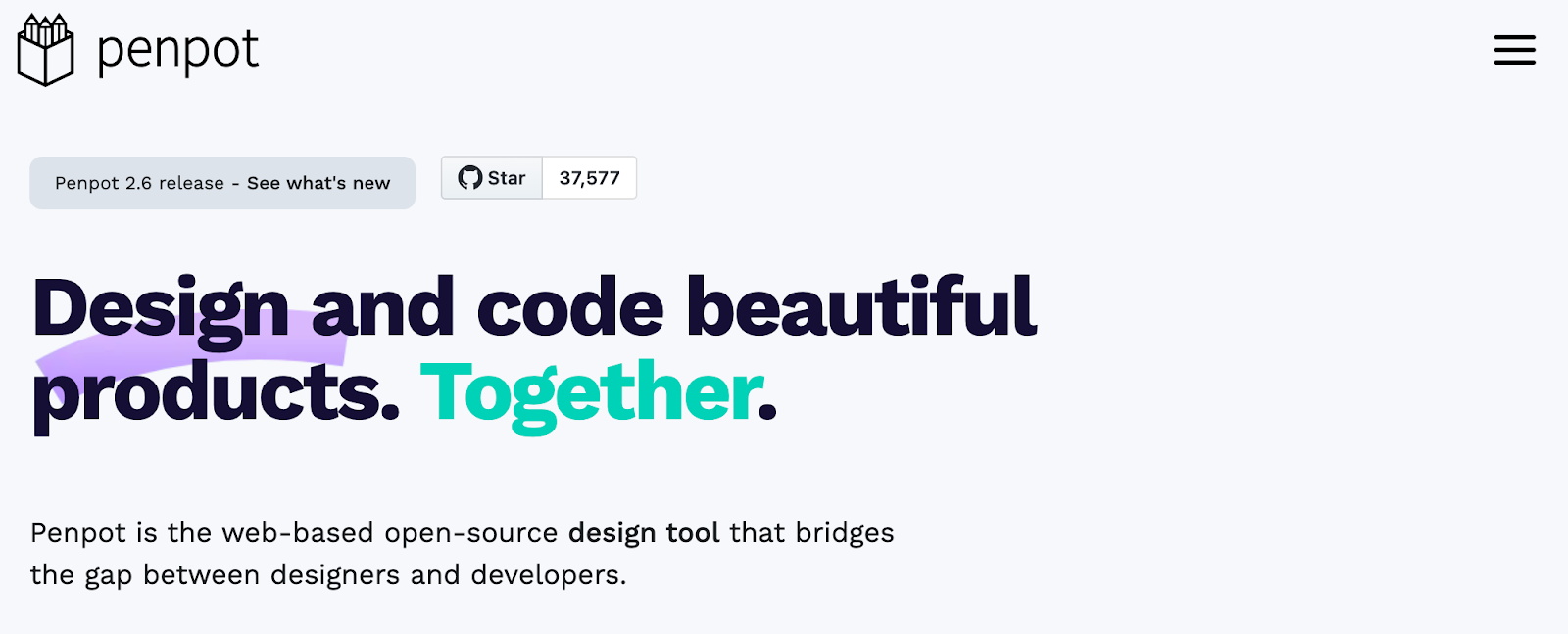 Penpot Homepage