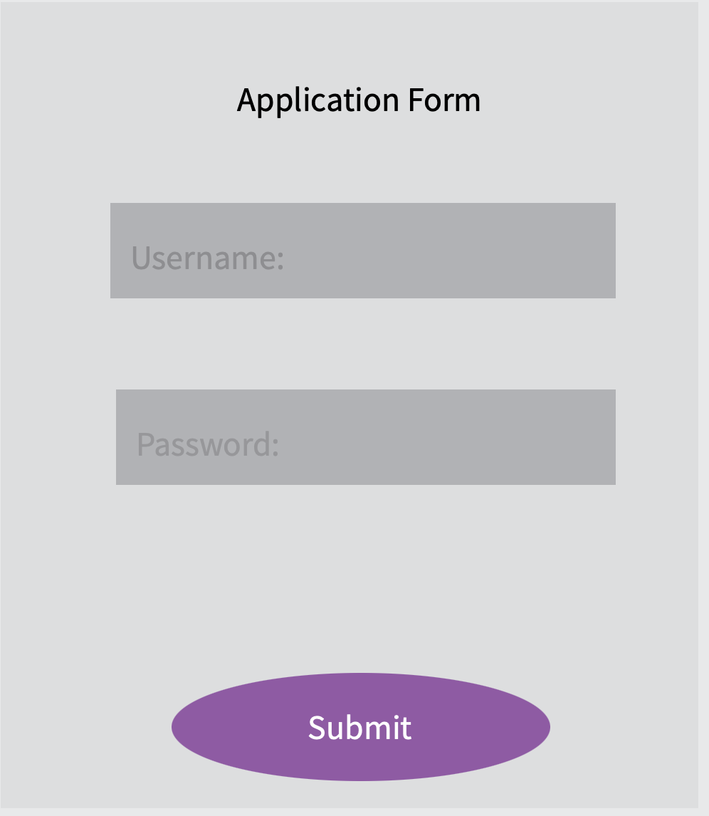 React Application Form