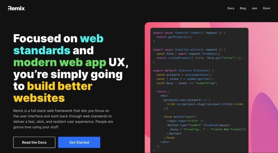 remix homepage