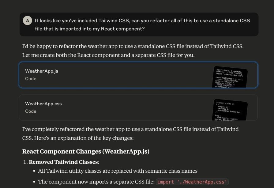 Asking To Not Include Tailwind