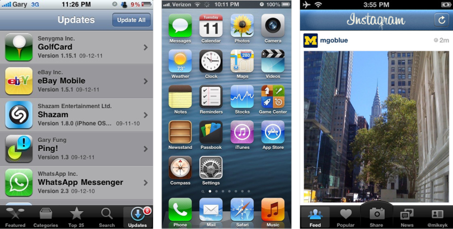 Examples Of UI Designs 2010s