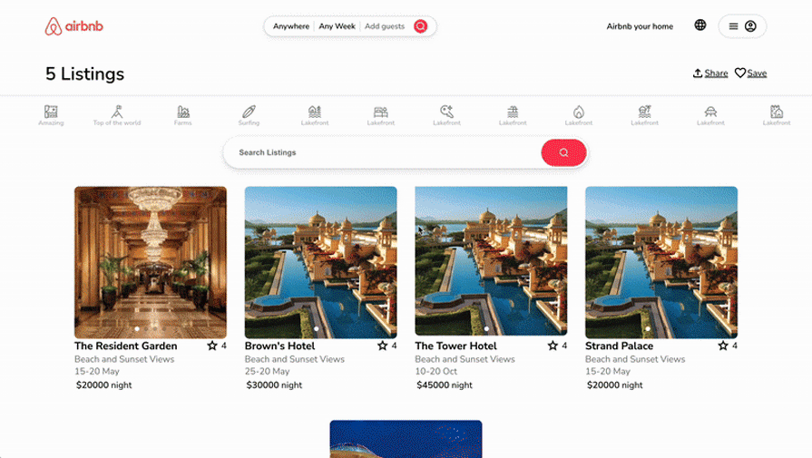 gif of final demo airbnb