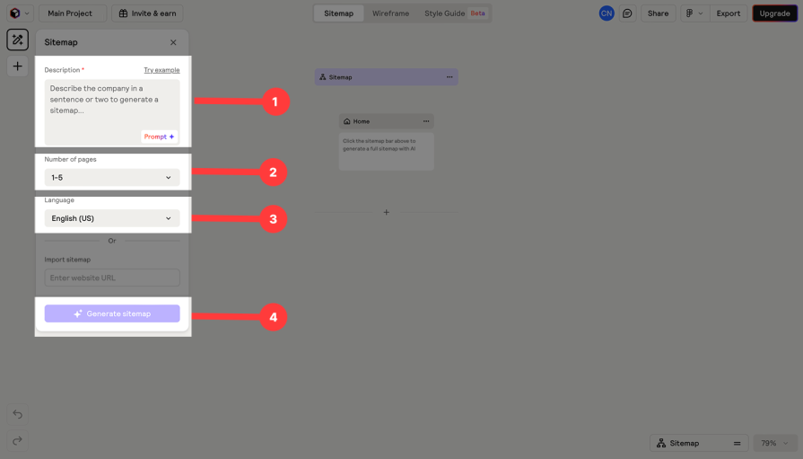 AI Sitemap Generator