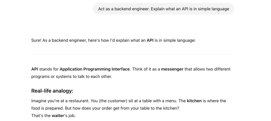 Explain An API