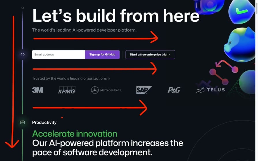 GitHub’s Linear-Inspired Page