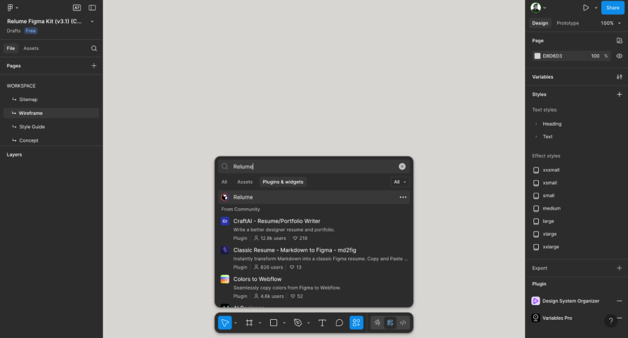 Relume Figma Plugin