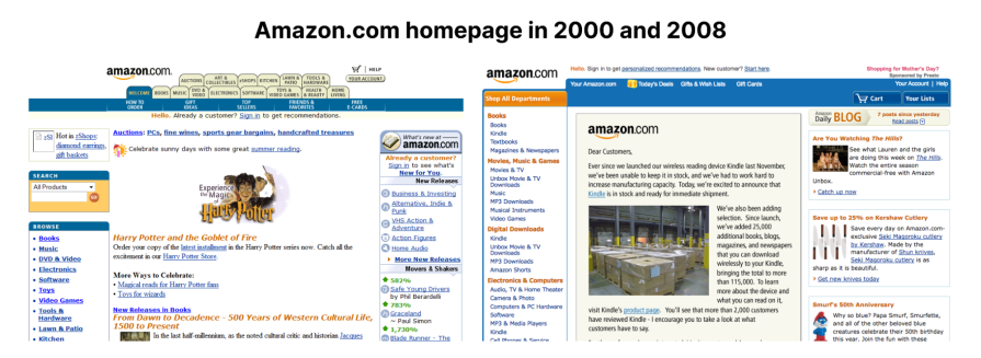 Amazon Website Redesign