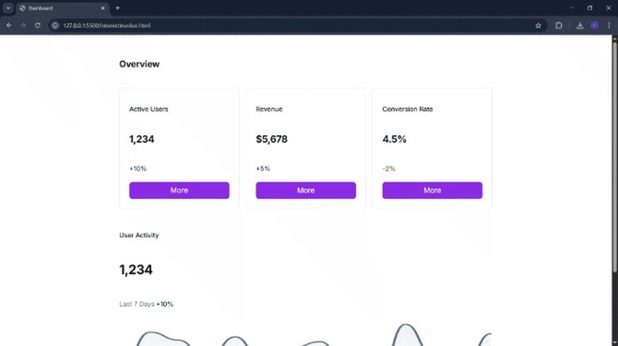 gif of adding style to modal