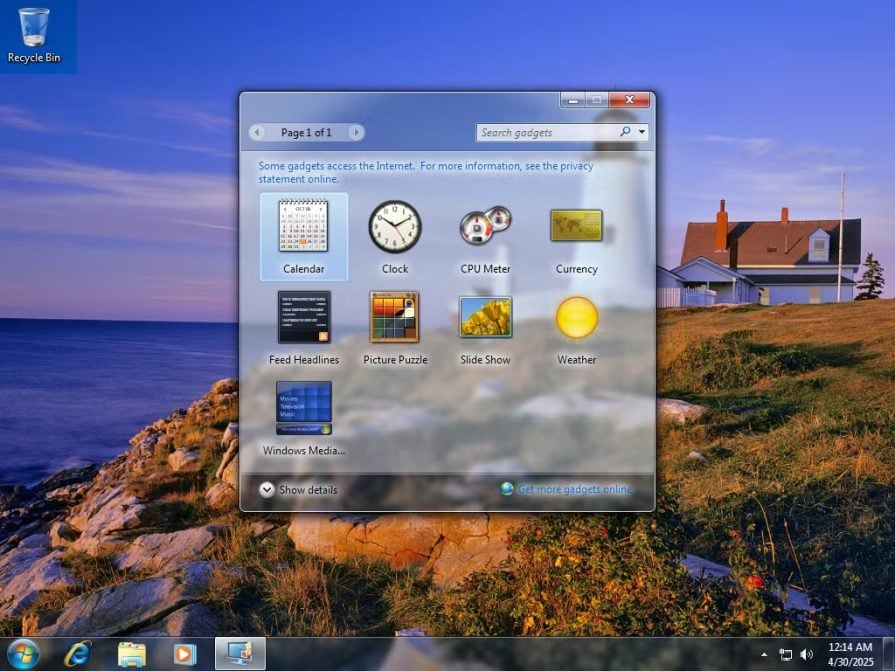 Windows Vista Comparison