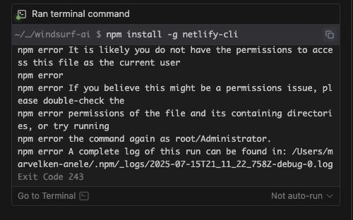 Windsurf integrated its terminal functionality into its Cascade chat interface