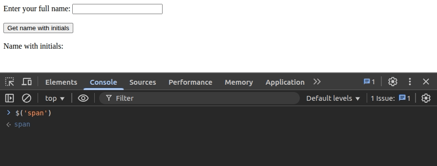 Using $() And $$() Functions To Find DOM Elements From The Console