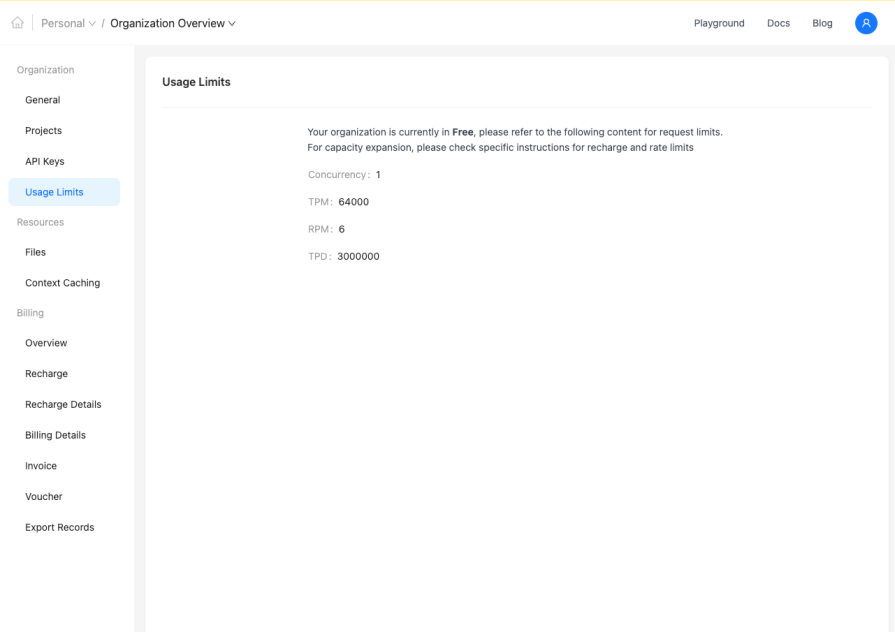 free tier api integration