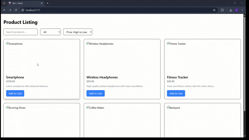 Codex's Fully Produced, Responsive React App