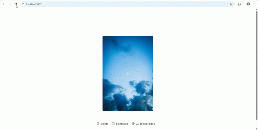 Image Loads Instantly