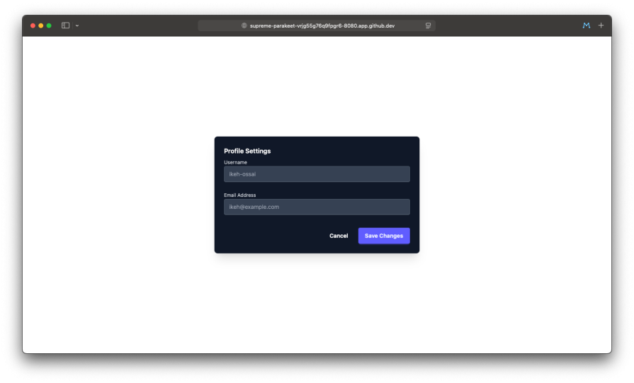 The settings panel visually identical with daisyUI 5 classes, still using hardcoded colors